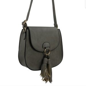 Tassles Black crossbody bag